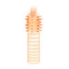 Funda de cristal con forma de lengua de gato sexy, colmillos, dientes de tigre, partículas de impacto, funda para pene, juguetes sexuales para hombres