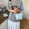 Bolsa de Mão Vintage Casual Estilo Balde para Mulheres 2026 Nova Moda Transfronteiriça Bolsa de Ombro Estilo Coreano Versátil Bolsa Feminina