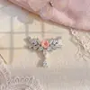 Accesorios para Joyería DIY Transfronterizos Flor Completa de Circonita Gota de Agua Cobre Microincrustado Circonita Accesorios para Collares y Pulseras para Mujeres Directo del Fabricante