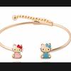 Nicho Criativo Charme Japonês Novo Desenho Animado Sanrio HalloKitty Hello Kitty Pulseira Namorada Jóias