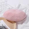 Boina de Tricô Colorida Macaron para Mulheres Boina Coreana Pura Colorida Estilo Tendência Simples de Pintor Aba Curta Tendência