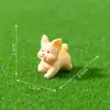 Micro Paisaje Lindos Cachorros Poodle Shih Tzu Figuras Adornos DIY Accesorios para Colgar Mini Adornos de Escritorio