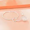 Pulseira Folha de Ginkgo Estilo Novo de Três Ouriveses Essencial Outono e Inverno Joias de Nicho Estilo Coreano Temperamento