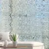 Ricas pegatinas estáticas de bambú para ventanas, película esmerilada para balcón, parasol, película ligera anti-miradas, papel autoadhesivo para ventanas, pintura