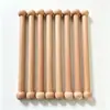 Suministrado directamente por el fabricante: Palo de madera de haya con cabeza redonda y bolas redondas en ambos extremos, varilla redonda de madera maciza para tendederos, hecho a medida y al por mayor según dibujos y muestras