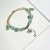 Pulsera de Cerámica Jingdezhen Nueva Pulsera de Cerámica Estilo Chino Joyería Hecha a Mano Cuerda Estilo Tíbet Puesto de Pulseras Jingdezhen