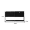 Móvel Modular Combinado Usm Armazenamento de Luxo Leve Aparador de Aço Inoxidável Armazenamento Gabinete de TV Gabinete de Sapatos Estilo Ins Armário Lateral de Armazenamento