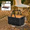 Caja de Almacenamiento para Camping, Caja de Picnic, Maletero de Coche, Mesa de Doble Propósito para Viaje, Caja de Almacenamiento Plegable para Exteriores al por Mayor