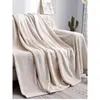 Manta de Franela de Color Sólido Manta de Felpa de Doble Cara Cubierta de Sofá para Siesta Manta de Felpa de Coral Engrosada Más Felpa Sábana de Cama Universal para las Cuatro Estaciones
