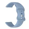 Adequado para Samsung/Huawei/Garmin Cor Sólida Fivela de Oito Caracteres Fivela Borboleta Pulseira de Relógio Esportivo de Silicone 20/22mm Universal