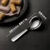 Cuchara de Acero Inoxidable Grado Alimenticio 316L con Cabeza Grande y Mango Corto, Cuchara Grande, Cuchara para Sopa, Vajilla, Cuchara para Comer Infantil, Venta al por Mayor por Fabricante