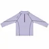 Sudadera Cálida de Forro Polar Acolchada para Niños Otoño/Invierno 2026, Media Cremallera, Estilo Nuevo, Color Sólido, Cuello Redondo Cosido para Niños y Niñas