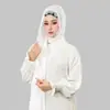 Bufanda de Rayón de Moda para Mujer de Comercio Exterior, Primavera y Otoño, con Ribete de Encaje, Versátil, Delgada, Cómoda, Transpirable, Chal de Viaje, Bufanda Larga
