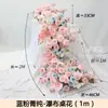 Decoraciones de boda de cascada de rosas, flores de cascada de seda para mesa de hotel, flores artificiales, arreglos florales, cascada de flores para cumpleaños