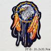 Adesivo de Tecido Estilo Punk Oversized Patch Adesivo Decoração de Costas para Roupas Jeans Adesivo para Buraco de Reparo Adesivo Bordado para Roupas