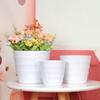 Fornecimento Direto de Fábrica de Dongguan Vaso de Melamina Rosca Boca Redonda Simulação Jardinagem Vaso de Melamina