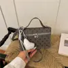 2026 Lunares Nueva Moda Colgante PU Textura de Moda Bolso Cruzado de Hombro Único Bolso de Mano Caja Cuadrado Pequeño