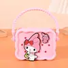Bolsa de Tote de Silicona para Nadar y Caminar en Vacaciones Bolso Cruzado Billetera para Niños Mochila Estudiantil DIY Colgante para Mochila Escolar