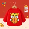 Ropa de Abrigo Otoño e Invierno, Bata Larga Estilo Chino, Ropa de Felicitación de Año Nuevo para Bebés, Delantal de Año Nuevo para Niños, Ropa para Niños y Niñas de Vestir al Revés