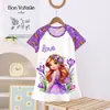 Pijamas Nuevos al por Mayor para Niñas, Vestidos Pijama de Verano Estilo Princesa, Vestidos Delgados con Dibujos Temáticos de Caza