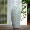Vaso Cerâmico Retrô Decoração de Mesa Série Floresta Verde Dopamina Fresca Flores Hidropônicas Flores Secas Sala de Estar Móveis para Casa