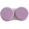 Hermosa caja para pupilentes color sólido plana esmerilada caja dúplex caja compañera para lentes de contacto individuales caja de cuidado caja DIY