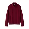 Moletom Cardigan Personalizado com Gola Alta para Uniforme de Equipe Primavera e Outono Manga Longa Tops para Homens e Mulheres Roupas de Treino Jaquetas Uniformes de Grupo Vestuário de Trabalho