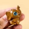 Elefante Xiaoji Llavero Creativo DIY Colgante Tallado en Palo de Rosa Cadena Colgante para Bolso de Teléfono Móvil