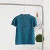Camiseta plisada de cuello semialto de moda para mujer, primavera y verano 2023, nueva camiseta plisada hecha a mano con diamantes de imitación de color sólido y base delgada.