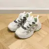 Tênis de Corrida com Fivela Rotativa para Primavera e Outono para Meninos e Meninas, Tamanhos 33-38, Sapatos Esportivos para Crianças Maiores, Tênis de Estudante Pai 3197