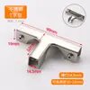 Clips para fijación de azulejos, abrazaderas para vidrio, clips para macetas reforzados de aleación de aluminio engrosada, abrazaderas de vidrio en ángulo recto al por mayor en stock
