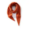 Nueva colección otoño e invierno 2026: Bufanda de punto de cachemira de color liso, diseño unisex, gruesa y cálida, proporciona protección y comodidad para el cuello