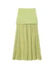 Exportación Transfronteriza Ropa de Mujer Verano 2025 Traje de Chaleco de Punto + Falda de Empalme para Mujer B65019/8