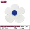 Parches lindos bordados florales con textura tejida para ropa, accesorios de decoración DIY para bolsos, parches de tela al por mayor