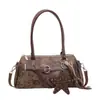Bolsa de Axila Casual Retro Transfronteiriça Feminina 2026 Inverno Novo Estilo Coreano Nicho Simples Estilo Ins Bolsa de Ombro Único