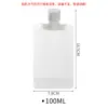Bolsa de viaje recargable cosméticos loción gel de ducha champú viaje de negocios portátil pequeño limpiador facial desechable botella recargable
