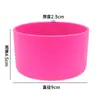 Copo de Água Capa Antiderrapante Capa Inferior de Borracha Copo de Vidro Isolamento Capa de Silicone Transfronteiriça 7,5cm9cm Capa de Copo de Silicone Universal