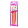 801 Haste Vermelha Haste Azul Terno de Nylon Pincel para Tinta a Óleo Gouache Pincel de Pintura Infantil Pincel para Gouache Aquarela Pincel para Grafite