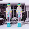 Nuevo letrero de suelo navideño con diseño de cachorro Grinch, letrero impermeable para césped de fiesta al aire libre, jardín
