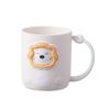 Taza de gárgaras con diseño de león pequeño de dibujos animados creativos, taza para cepillos de dientes para niños, taza de agua para el hogar, taza para lavar los dientes, venta al por mayor