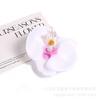 Orquídea Mariposa Artificial Tela de Seda Flores Falsas de Gama Alta Arreglo de Escena Realista Materiales DIY Decoración de Sombrero Ropa