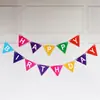 Nova Folha de Tartaruga Padrão Animal Bandeirinha Cauda de Peixe Padrão Animal Flor Puxada Bandeira Puxada Festa Havaiana Torta
