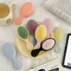 Pente de Massagem Macaron com Almofada de Ar para Casa Estilização Mini Bolsa de Ar Portátil ao Ar Livre Estudante Fofo Pente de Cabelo
