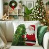 Almofada de Natal Nova da Amazon Almofada de Sofá Capa de Almofada Decorativa Produtos Domésticos Transfronteiriços Presentes de Feriado Atacado