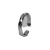 Anel Mobius Masculino Ins Tendência Design de Nicho Aberto Anel de Casal Dedo Indicador Retro Acessível Luxo Sensação de Alto Padrão