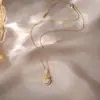 Bolsa de la Fortuna de Lujo Ligero y de Gama Alta Collar Microincrustado Circonita Perla Moda Elegante Colgante de Bolsa de Dinero Cadena para Clavícula para Mujeres