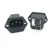 Suministro de Enchufe de Corriente AC-03 Enchufe con Portafusible Dos en Uno con Agujero para Tornillo de Tierra Enchufe AC03