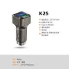 Cargador de Teléfono Móvil Mini Coche de Metal K25 PD30W Doble Puerto Carga Rápida para Coche Apple Huawei Xiaomi