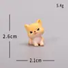 Figura de Perrito Shiba Inu Linda Micro Paisaje Coche Hogar Escritorio Resina Manualidad DIY Decoración Pequeña Halloween