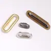 Fornecimento direto da fábrica todos os tipos de ferro para sapato 1,4 cm fivela de encaixe oval acessórios para vestuário acessórios para bagagem atacado